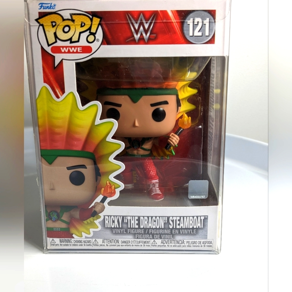 "Funko Pop! Ricky ""The Dragon"" Steamboat, WWE -121"